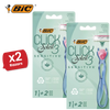 BIC Click 3 Soleil Sensitive Women's Razor Refills - 1 Handle + 4 Blades -1 to 5