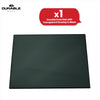 Durable Black Desk Mat - PVC Non Slip Desk Cover, Transparent Overlay Laptop Mat for Office & School