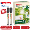 edding 28 Ecoline whiteboard marker - black - box of 10 whiteboard pens 2-36
