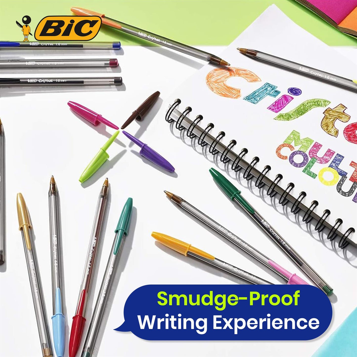 Bic Cristal Fun Ball Pen Purple - Box 20