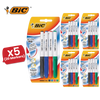 BIC Velleda Whiteboard Markers, Medium Bullet Nib, Dry Wipe Pens, Assorted Colours