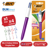 Bic 4 Colour Shine - Purple - Single Pen