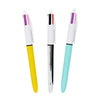 BIC 4 Colour Pens Pack of 3 Sun Shine Silver and Fun with 10 Ink Colours