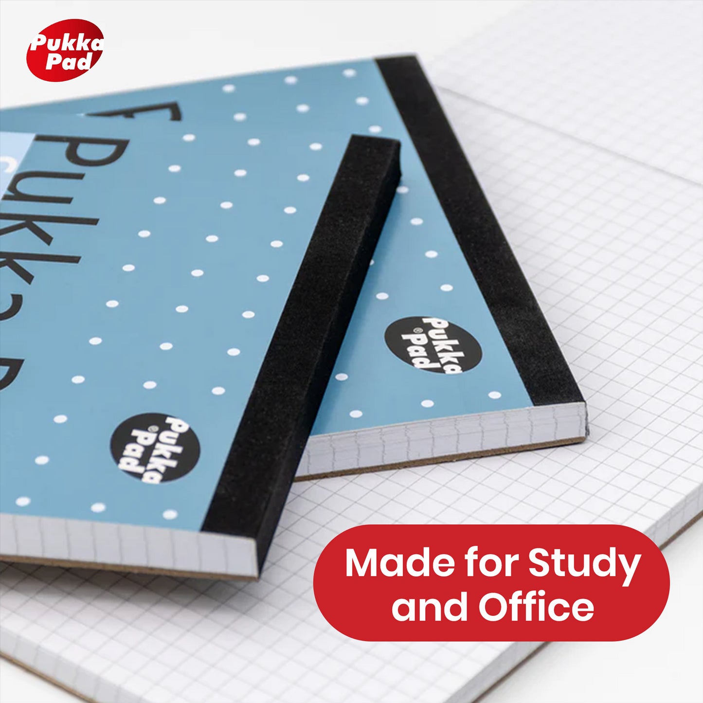 Pukka Pad A5 Writing Pad 160 Perforated Tear-Out Sheets Notepads, 80GSM Lined Notebook for Work