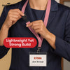 Durable Pink Textile Lanyard - 20mm Wrist Strap for Keys & ID, 88cm