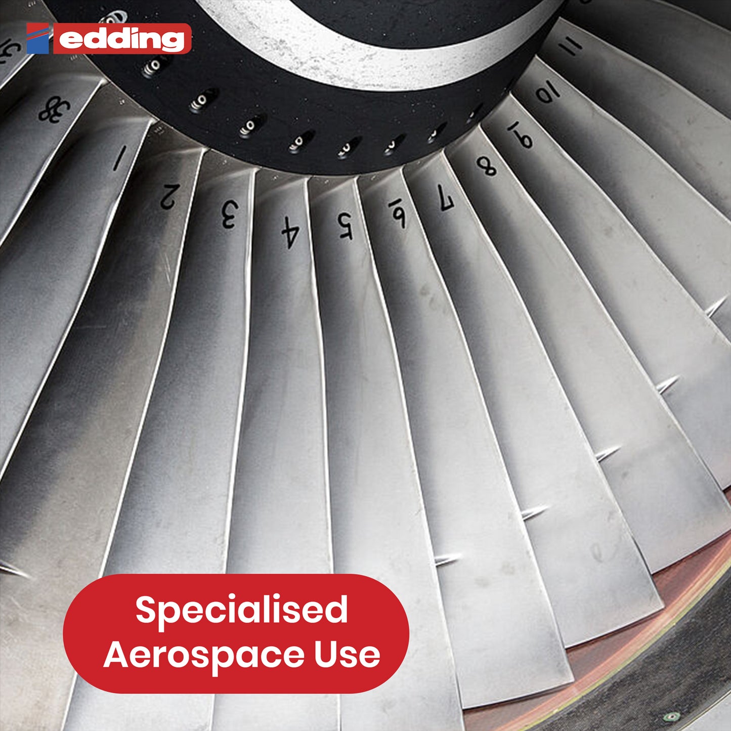 EDDING MARKER AEROSPACE BLACK 8404 BLACK Fine tip