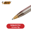 BIC Cristal Ballpoint 1.6mm Medium Point Pen Smooth Writing & Stylish Pen - Pink