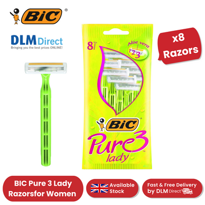 Bic Pure 3 Lady Shavers - 2 Packs