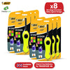 BIC Mega Utility Lighter - Plastic 6cm Wand Cooking Lighter, Push Button Lighters for BBQ