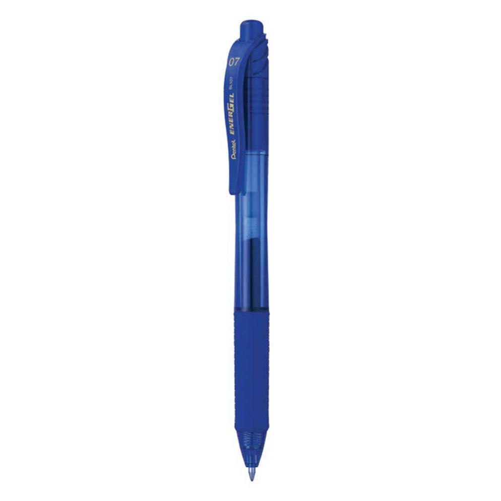 PENTEL HYBRID GELGRIP RETRACTABLE BLUE K157 - Pack of 12