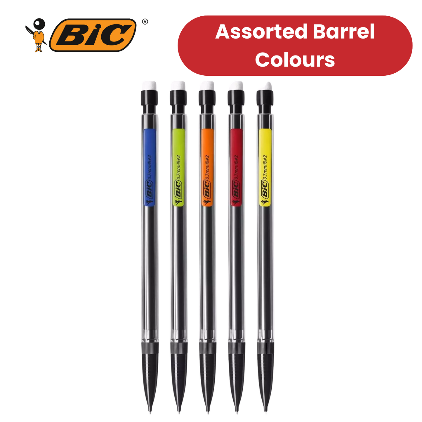 BIC BIC-MATIC AUTOMATIC PENCIL  - Pack of 12
