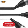 BIC Marking 2300 Permanent Marker - Chisel Tip Long-lasting Ink Black Marker Pen for School
