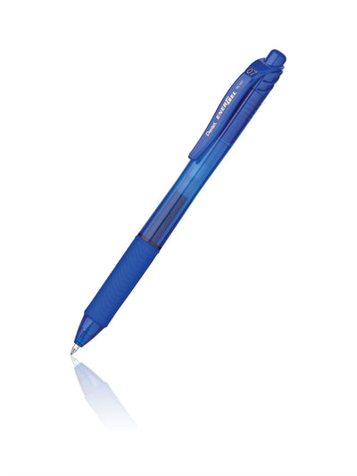 PENTEL HYBRID GELGRIP RETRACTABLE BLUE K157 - Pack of 12