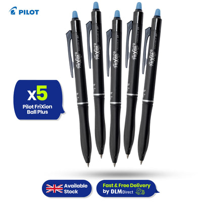 Pilot Frixion Ball Plus - Blue - Pack of 5