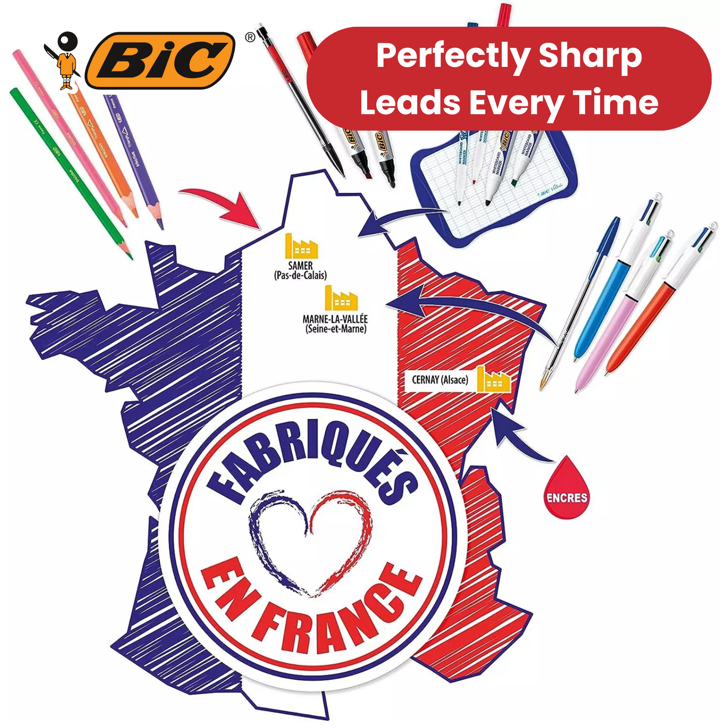 BIC BIC-MATIC AUTOMATIC PENCIL  - Pack of 12