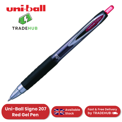 UNIBALL SIGNO RETRACTABLE GEL ROLLER RED - Pack of 1 - 1 to 36 Packs