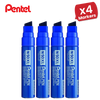 Pentel N50XL Permanent Marker Blue for Bold, Smudge-Proof Writing – Single Pen