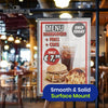 A1 Magnetic Poster Frame UV Resistant Peel & Stick Silver Display Frame for Paintings Photos Notices Ads Certificate