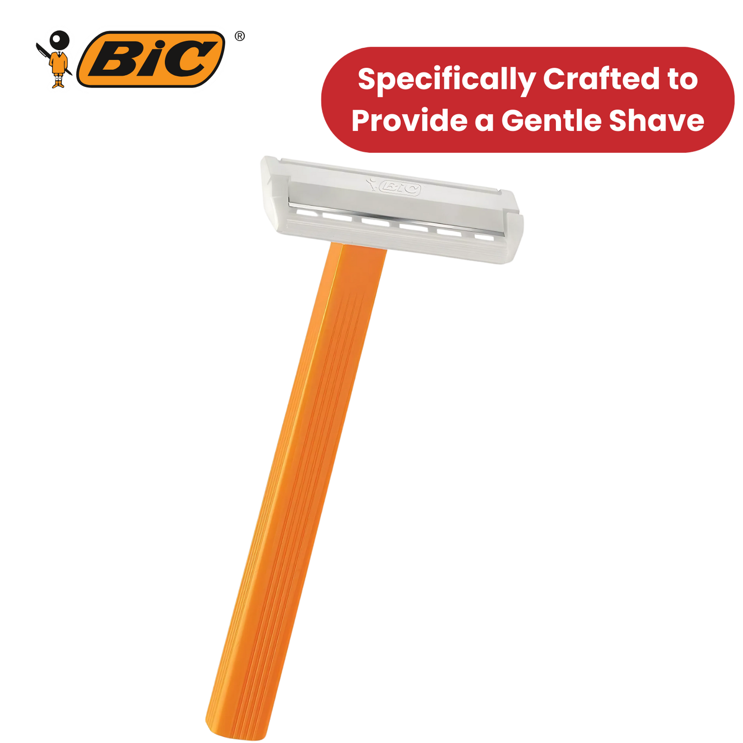 Bic 1 Single Blade Sensitive Razors 5's - Pack of 2