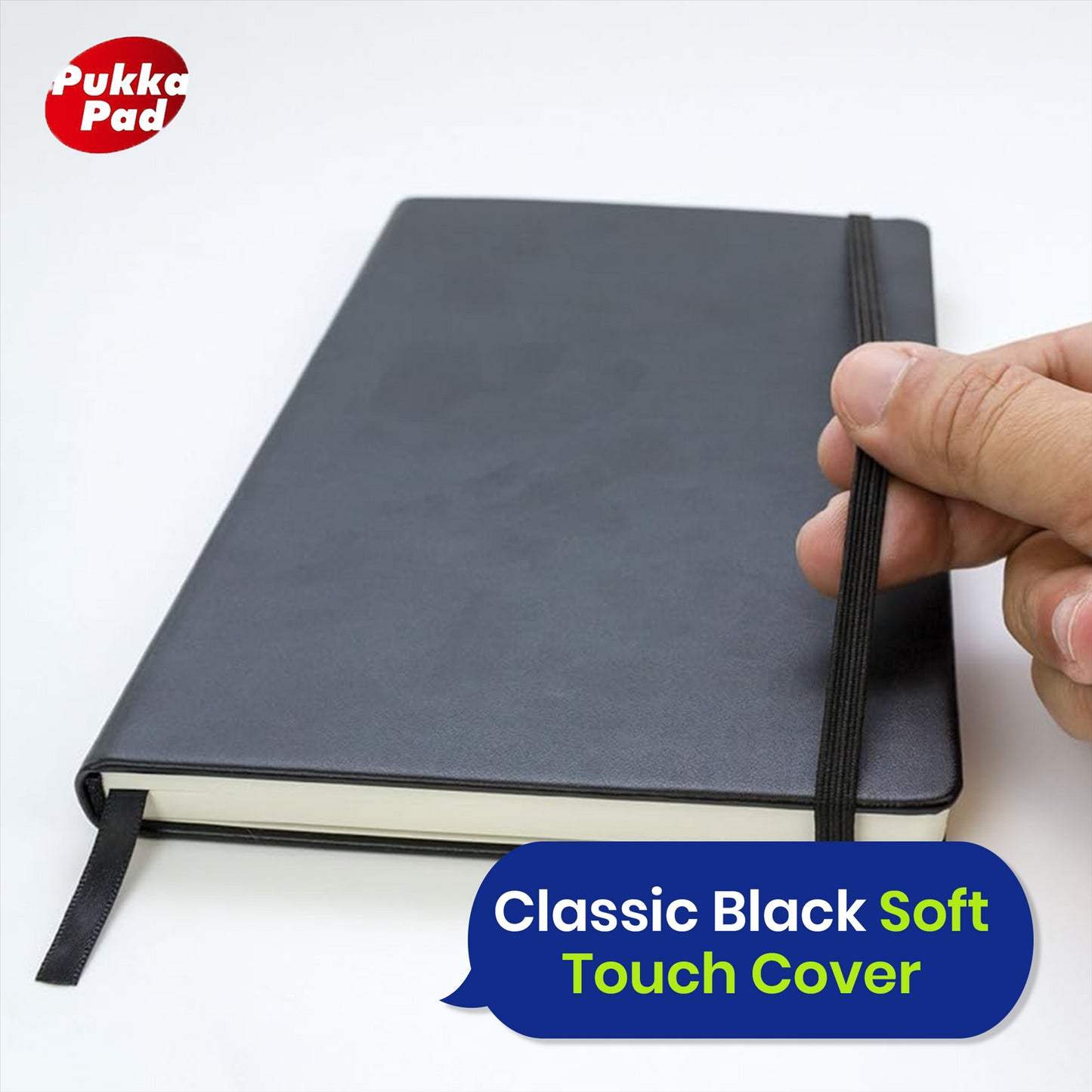 Pukka Pad A4 Notebook 192 Pages Inside Pocket Journal, Writing Book For Office Workers (Pack of 3)