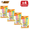 BIC Marking Highlighter Grip Collection Multi Colours Office & School Pack of 12