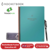 Rocketbook Fusion Executive A5 Smart Notebook Teal, Eco-Friendly & Reusable Page