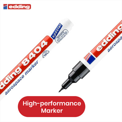 EDDING MARKER AEROSPACE BLACK 8404 BLACK Fine tip