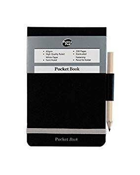 Pukka A7 Police Memo Book with Pencil and Elasticated Strap - Pack of 6