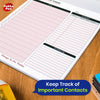 Things to Do Today Pad with Pre-Printed Sections and Hardback Cover for Planning