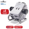 Durable Address Cards Holder 500 Pockets Card Holder 25 Silver A-Z Tab Index Card Dividers for Desk