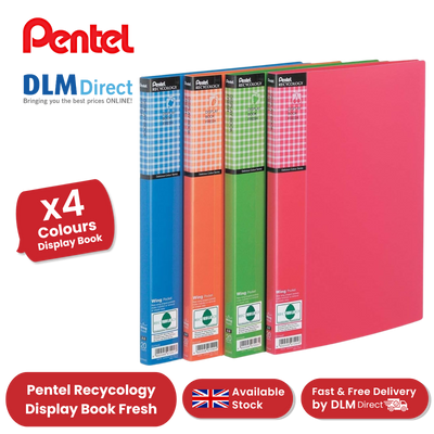 PENTEL RECYC FRESH FILES ASST - Pack of 4 - 1 to 5 Packs