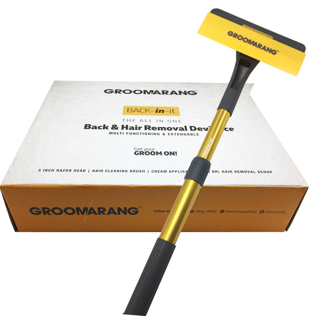 Groomarang Back in It Back Shaver