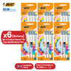 BIC 4 Colour Tie Dye Ballpoint Pens - Retractable Coloured Ballpoint Pens for Projects