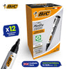 Bic 2000 Permanent Black Bullet Tip Marker (Pack of 12) 820915