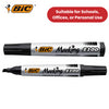 BIC Marking 2300 Permanent Marker - Chisel Tip Long-lasting Ink Black Marker Pen for School