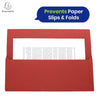 Exacompta Guildhall Full Flap Pocket Wallet, Durable 315gsm Manilla Folder Foolscap, 50 Pack (Red)