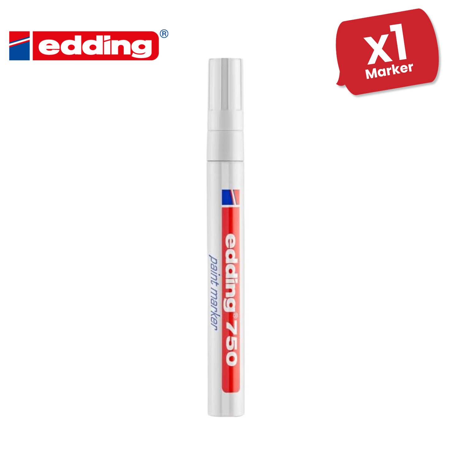 Edding Paintmarker Opaque White Pack of 10 Edding Paintmarker Opaque White Single Pen - 1 to 30 Packs