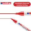 Edding 750 Paint Marker Pack of 1 Opaque Red Low Odour Ink 2-4mm Bullet Tip