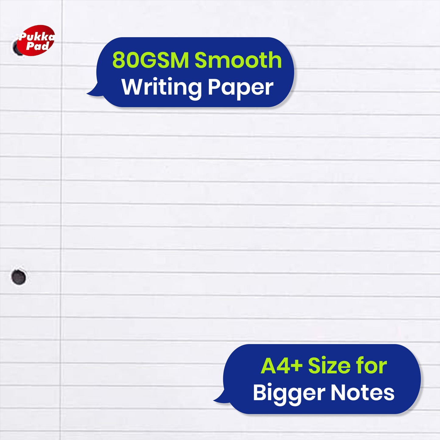 Pukka Pad Wild A4+ Notepad Pack – 2 Lined Animal Print Pads, 160 Pages Each
