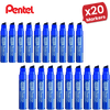 Pentel N50XL Permanent Marker Blue for Bold, Smudge-Proof Writing – Single Pen
