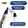 Bic 2000 Permanent Black Bullet Tip Marker (Pack of 12) 820915