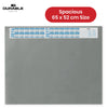 Durable Grey Desk Mat - PVC Non Slip Desk Cover, Transparent Overlay Laptop Mat for Office & School
