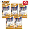 BIC Cristal Original Ballpoint Pens, Fine 1.0mm, 10 Assorted Colours, Comfortable Grip for School and Office