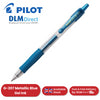Pilot G-207 Retractable Gel 0.7 mm Medium Point Rollerball Pen - Metallic Blue