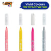 BIC Kids Kid Couleur Felt Medium Blocked Tip Colouring Pens - Pack of 12