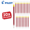 Pilot G1-05 Gel Pen Refill - Red Ink, Fine 0.5mm - Smooth, Precise Writing