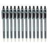 PAPERMATE FLEXGRIP BALLPOINT PEN MEDIUM BLACK - PACK OF 12 X2