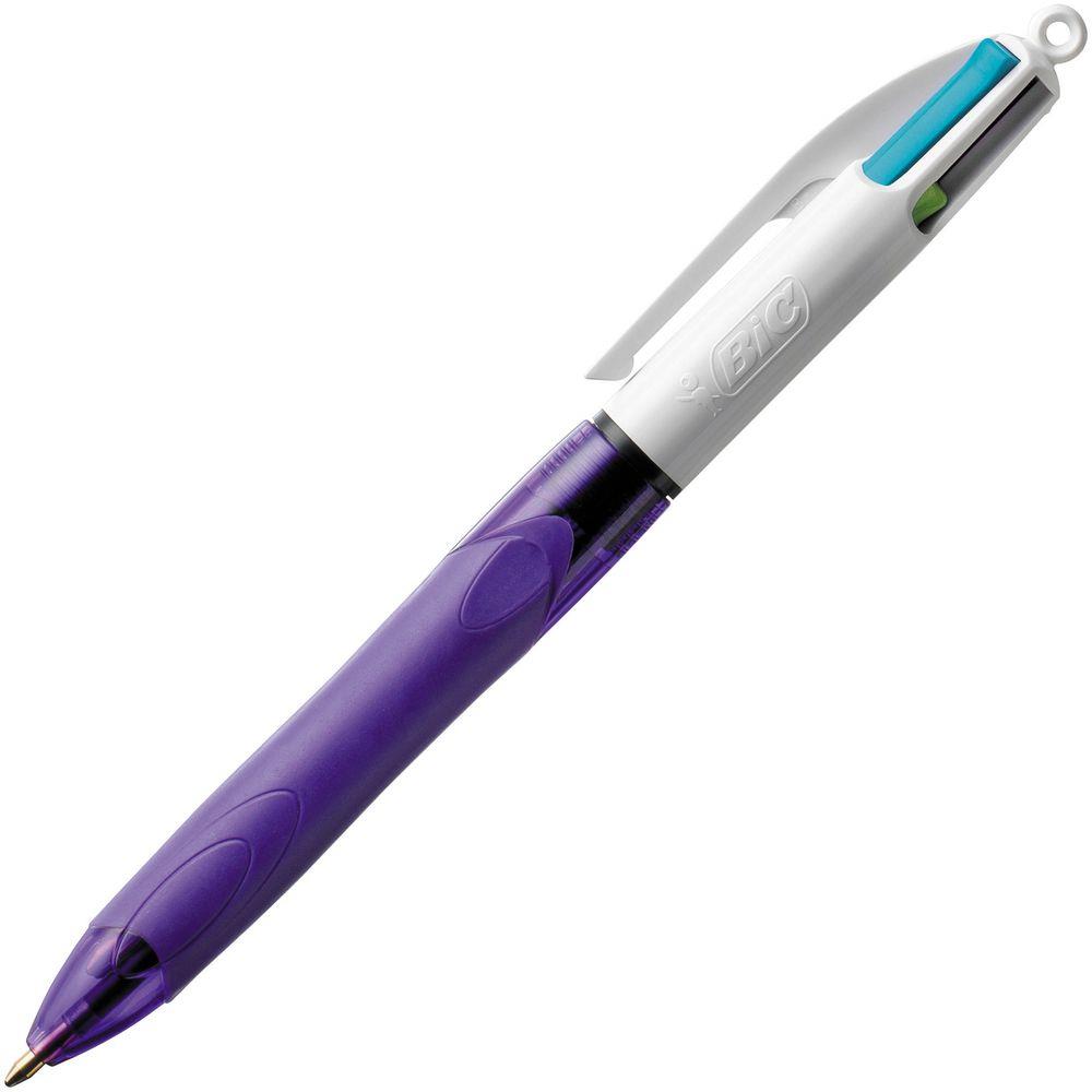 Bic 4 Colours Grip Fashion Ballpoint Pen 1.0mm - Pack of 3