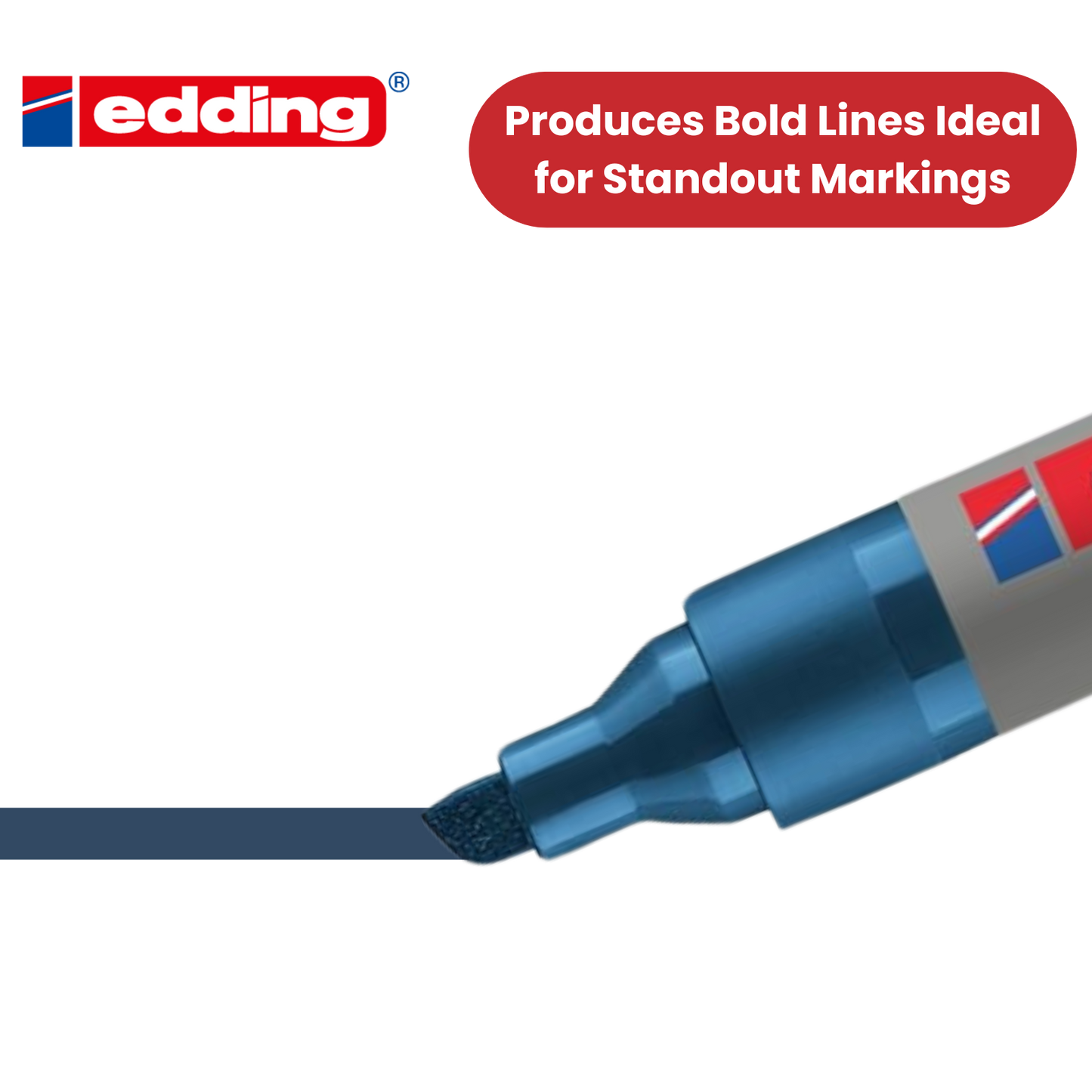 Edding 4-29-4 Pack of 4 Assorted Chisel Tip Markers - 1 to 36 Packs