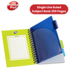 Pukka A5 Stripes Project Book, 250 Page, Lined, Single Notebook for Study & Work